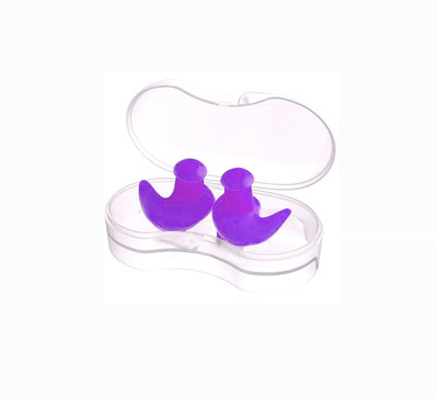 JAMES INTERNATIONAL 1 Pair Purple LR Earplugs for Swimming, Watersports, Bathing Ear Plug(Purple)