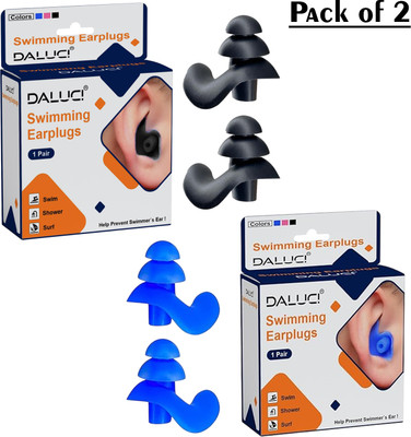 DALUCI 2nd Gen Swimming Earplugs Waterproof Ultra Comfy for Prevent Swimmer's Ear Swim Ear Plug(Multicolor)