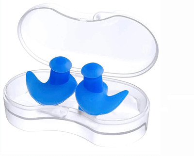 james Waterproof Soft Silicone Ear Plug For Swimming & Bathing for Kids & Adult 1 Pair Ear Plug(Blue)