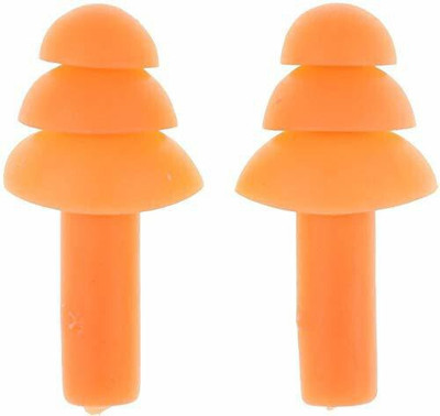 earplugs 1 Pair earplug For meditation, studying, swimming, Live concert Ear Plug(Orange)