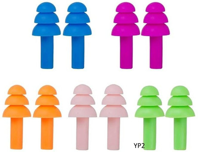 Morbee Ear Plugs Softa Gel Noise Reduction for Sleping/Medittion/Swiing Adult Child Ear Plug(Multicolor)