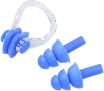GALY Sports soft silicone Ear Plug & Nose Clip(Multicolor)