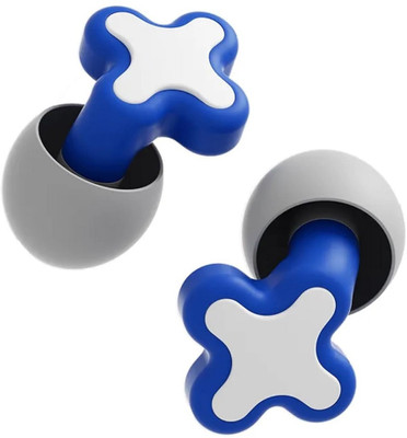 Augen Ear Plugs for Sleeping, Noise Canceling, Reusable Silicone (Blue, M5) Ear Plug(Blue)