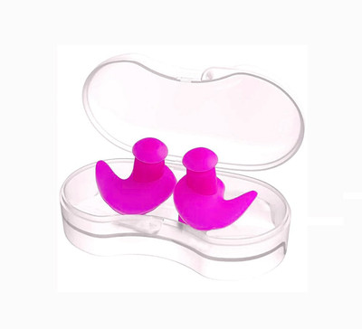 james Waterproof Soft Silicone Ear Plug For Swimming & Bathing for Kids & Adult 1 Pair Ear Plug(Pink)