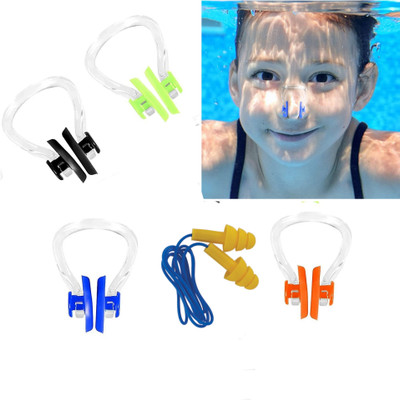 Non Ear plugs Ear Plug & Nose Clip(Multicolor)