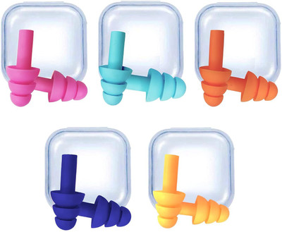 Miss Hot High Quality Ear Plugs 5 PC Ear Plug(Multicolor)