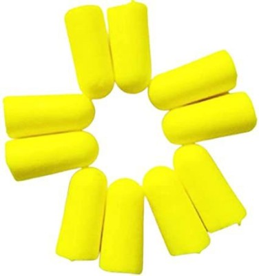 earplugs 5 Pair Foam earplug for sleeping, snoring, meditation, studying, Live Concert Ear Plug(Yellow)