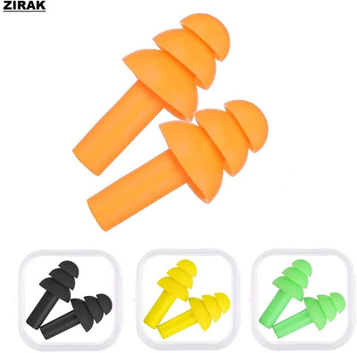 ZIRAK ZIRK Multi Colour Soft Silicone Ear Plugs for Sleeping Noise Cancelling Ear Plug(Multicolor)