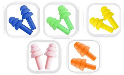 Futurekart Silicon Rubber Earplugs Ear Plug(Multicolor)