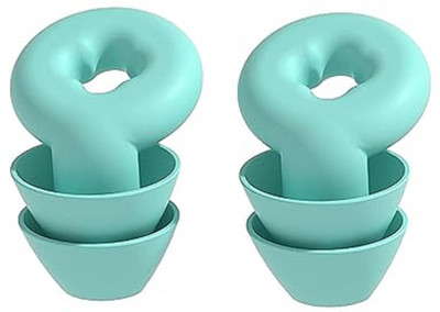 Augen Waterproof EarPlugs Suitable for Sleeping Swimming Studying Traveling Ear Plug(Green)