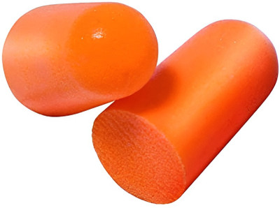 Koccido 5 Ear Plug Extra Soft, Reusable Earbuds Noise Cancellation Ear Plug & Nose Clip(Orange)