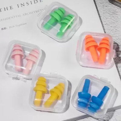 Morbee 5 Pairs High Quality Ear Plugs (Color May Vary From Image) Ear Plug & Nose Clip(Multicolor)