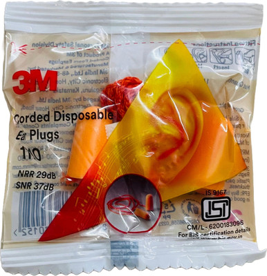 3M 1110 Ear Plug(Orange)