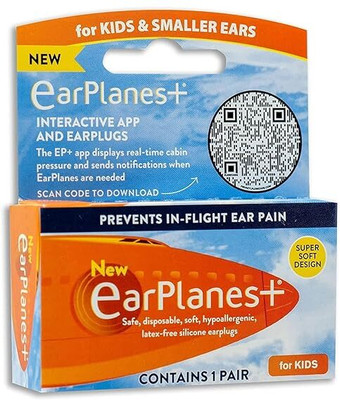 MiersHealthAndWellness EarPlanes Airplane Ear Plugs for Flight Travel the original pressure preventing Ear Plug(Blue)