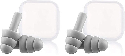 james Ear Protection Soft Silicone Noise Cancelling Reusable Waterproof Silicone Ear Plug(White)