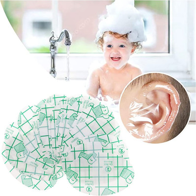ZEUTER Ear protector from water for baby Ear Covers Waterproof Baby Shower 20PICS Ear Plug(Beige)