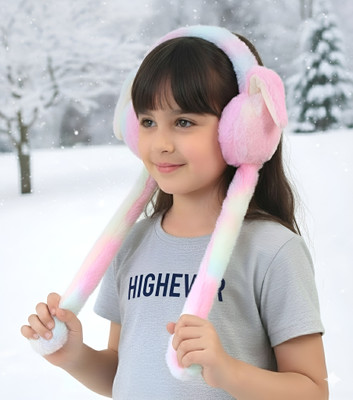 Highever Cute jumping rabbit with chuchu sound boys earmuffs for kids girls (RANDOM COLOR Ear Muff(Pack of 1)