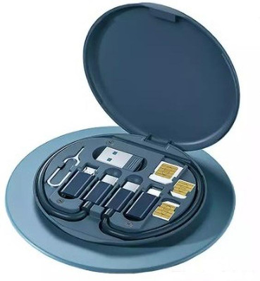 FRENYEAR USB Adapter Cable Storage Box With Multi-Type Charging Convertor&Eject Pin Earphone Cable Organizer deal from flipkart FRENYEAR USB Adapter Cable Storage Box With Multi-Type Charging Convertor&Eject Pin Earphone Cable Organizer deal from flipkart