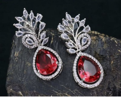 Roscoe American Diamond Earrings for Women Alloy Drops & Danglers
