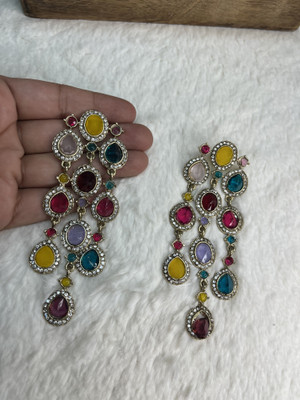 SATRANGI JEWEL SATRANGI JEWEL TRENDY STATEMENT EARRINGS Alloy Huggie Earring