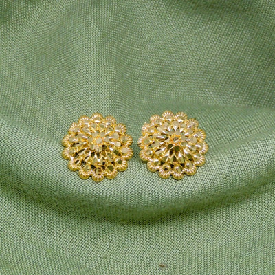 LUV FASHION TRADITIONAL SOUTH BACK STUD 1GM PACK OF 1 PAIRS Alloy Stud Earring