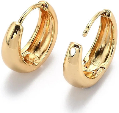 MEHAK CREATION Kaju Bali Hoop Earrings for Men And Women Stainless Steel Clip-on Earring Brass Hoop Earring, Stud Earring
