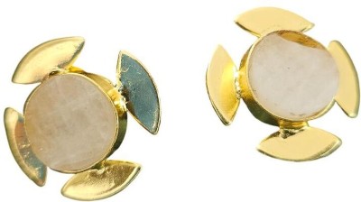 Nemayesh Nazakat Stud Earrings Quartz Brass Stud Earring