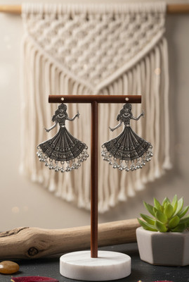 Being Owl Dandiya Dancer Earrings for Women Alloy Drops & Danglers, Stud Earring