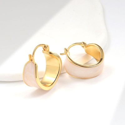 MYKI Gold Hoop Earrings For Women & Girls Stainless Steel Hoop Earring