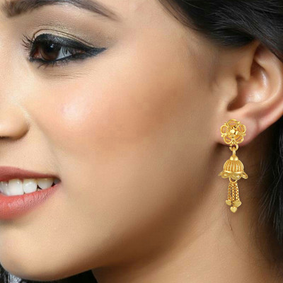 VIGHNAHARTA Allure Chunky Jhumki Jhumka Earring for Women and Girls Brass Jhumki Earring