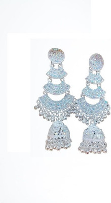 MAYRA TRADING Sparkling Layered Jhumka Dangle Earring Brass Jhumki Earring