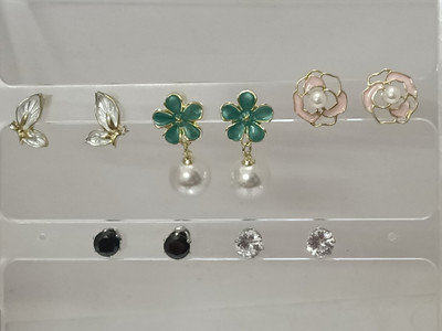 simha Set of 5 pair of fashionable earring especially for girls Metal Earring Set