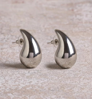 KarishmaCrafts Minimalist teardrop stud earrings elegant trendy design perfect for women Alloy Stud Earring