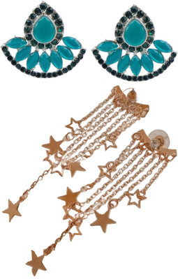 SKG Fashions Simple Elegant Versatile Earring Set for Women Alloy Earring Set