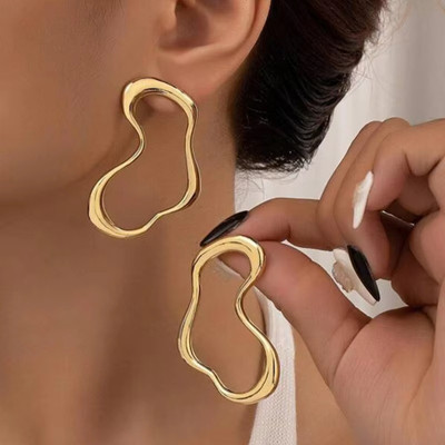 FIMBUL Gold-Plated Contemporary KOREAN Earrings Alloy Earring Set
