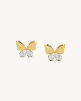 SHAYN Golden Wing Studs Sterling Silver Stud Earring