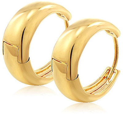 TRENDCRAFTERSS Mens Golden Bali Mens Earing / Ear rings Combo For Men / Gents / Boys Brass, Copper Stud Earring