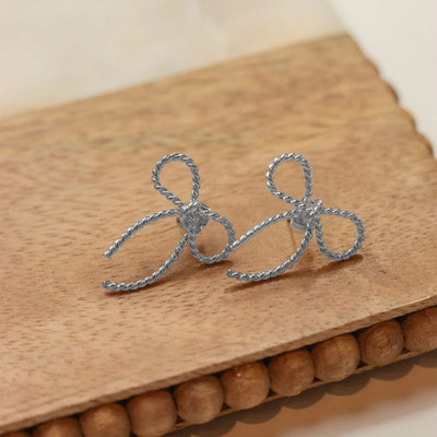 Bawree Elegant Gold Plated Studs Lightweight Minimal Earrings For Women & Girls Crystal Gold Stud Earring
