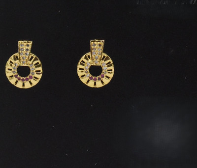 gvg 1BB -804 Alexandrite Alloy Stud Earring