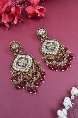 Meira Jewellery Traditional Heavy Earrings for Wedding & Festivals-17 Alloy Drops & Danglers