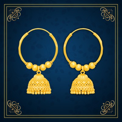 LUV FASHION Traditional Gold platted New Bali Jumkhi Earrings Collection Brass Jhumki Earring