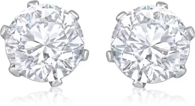 Yveltal 1 Big Stone silver Diamond Metal Stud Earring