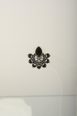 Gem O Sparkle Brass Stud Earring