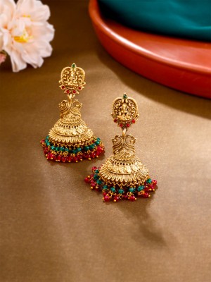 YELLOW CHIMES Fashion Earrings for Women Brass Jhumki Earring