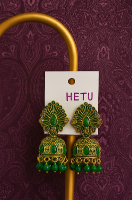 Dkshafashion JMK.000007 Alloy Jhumki Earring