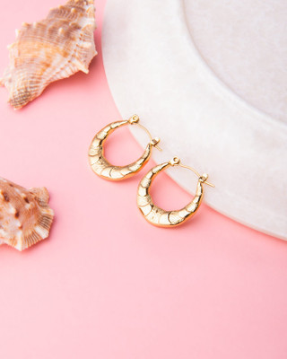 zoki Sunday Anti-tarnish Earrings Gold Stud Earring