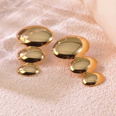 Dressberry Earrings for girls women korean stylish Studs golden ear rings Anti Tarnish Alloy, Metal, Stainless Steel Plug Earring, Stud Earring, Drops & Danglers, Hoop Earring, Earring Set