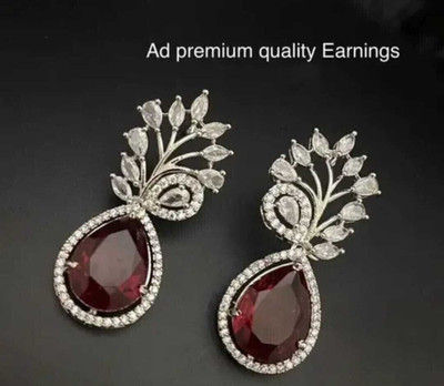 Jewelznme Designer Diamond earrings Crystal Drops & Danglers