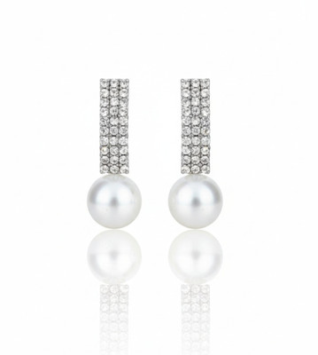 STARLIVEN FASHION AD EARRINGS FOR WOMAN Amber Alloy Drops & Danglers