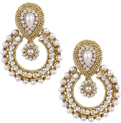 YouBella Stylish Fancy Party wear Earrings Jewellery earings Alloy Chandbali Earring